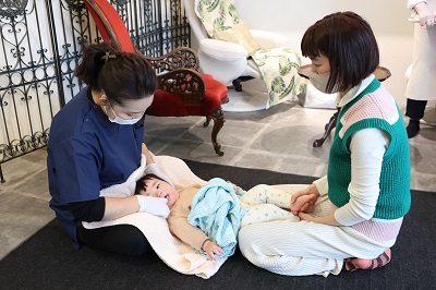 赤ちゃん歯科日常風景