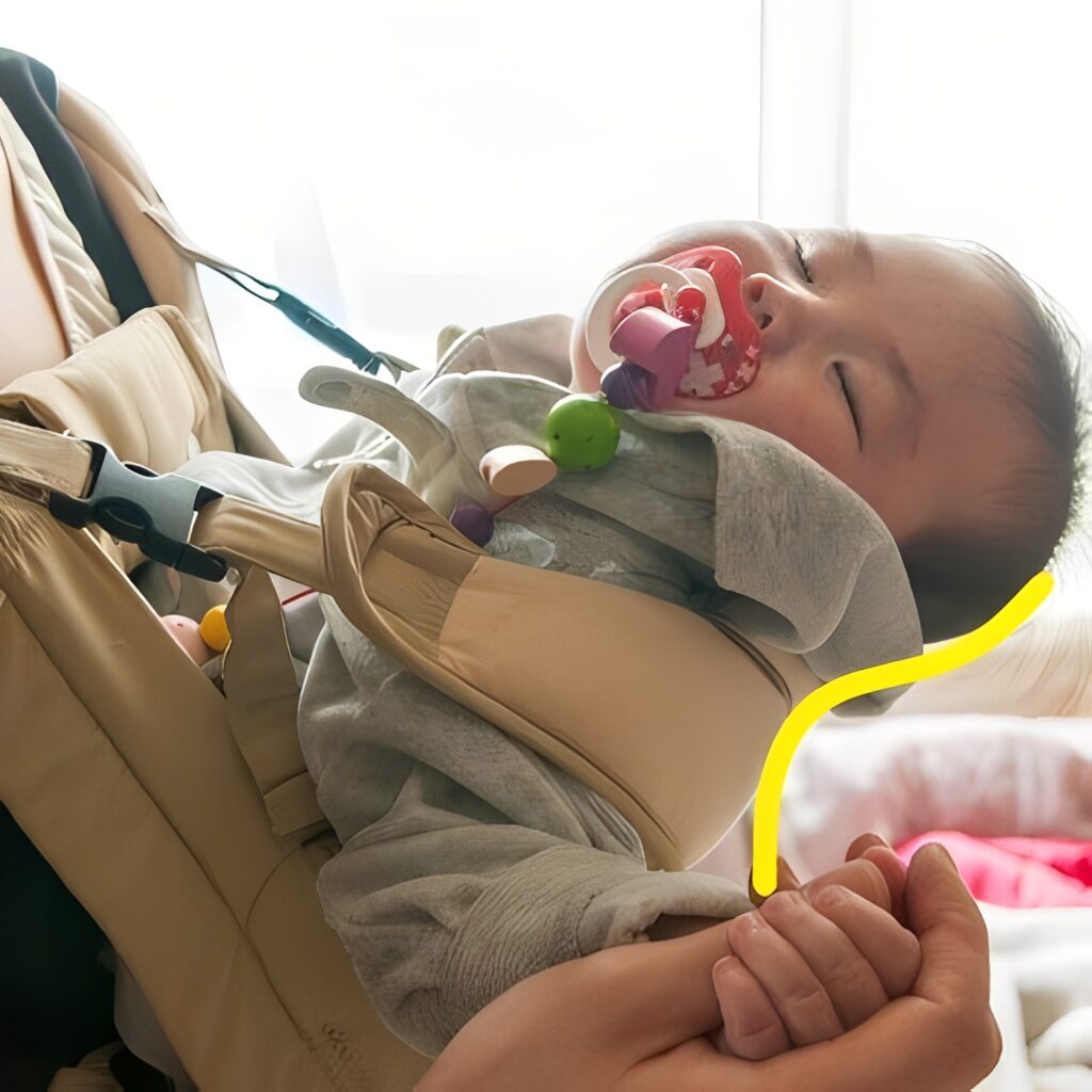 好ましくない抱っこ紐の使い方