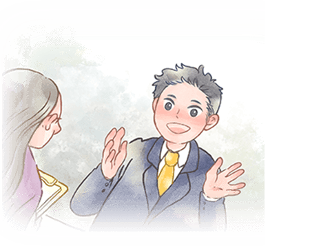 スーツ姿の雄介くん